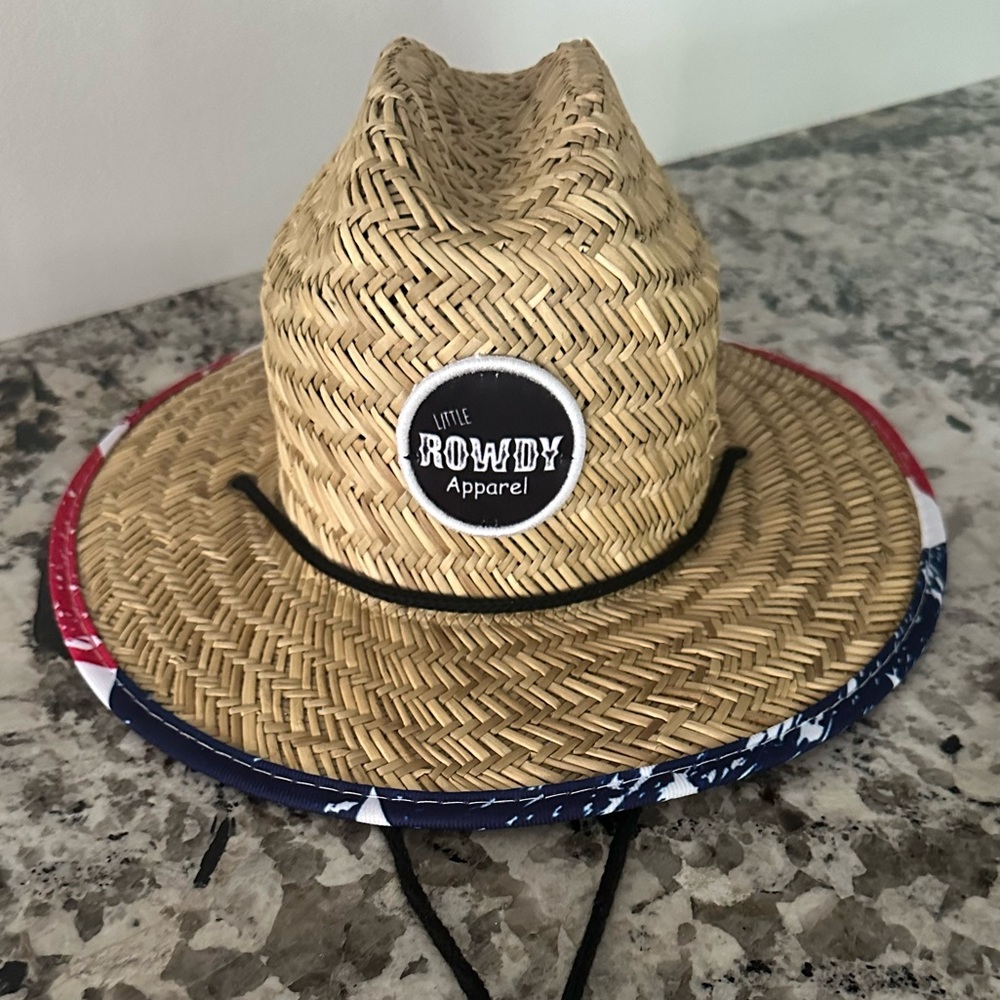 Brand New Little Rowdy Apparel Toddler Straw Sunhat (Similar to BinkyBro )